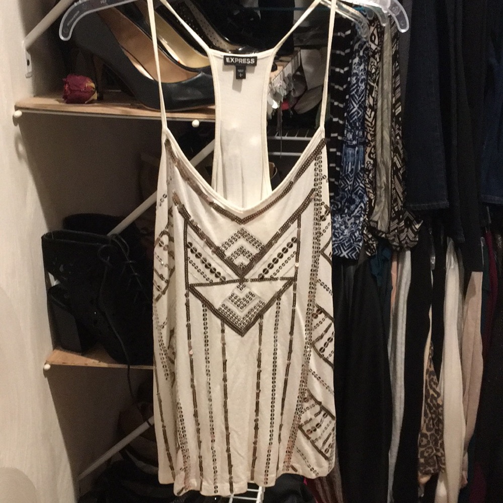 Express Sequin Tank